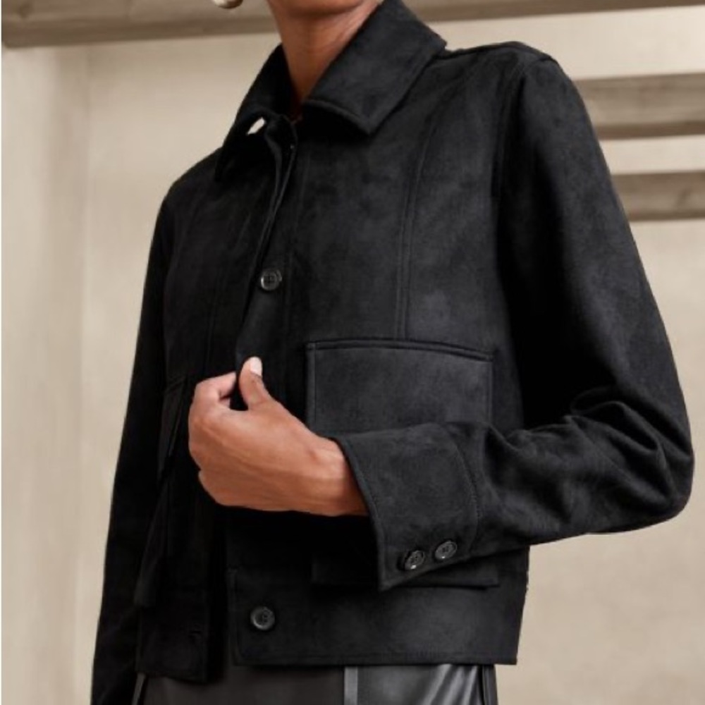 Banana Republic Vegan Suede Jacket - Picture 3 of 7